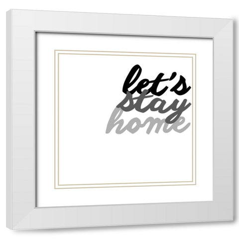 Love Quotes VII White Modern Wood Framed Art Print with Double Matting by Hambly, Anna