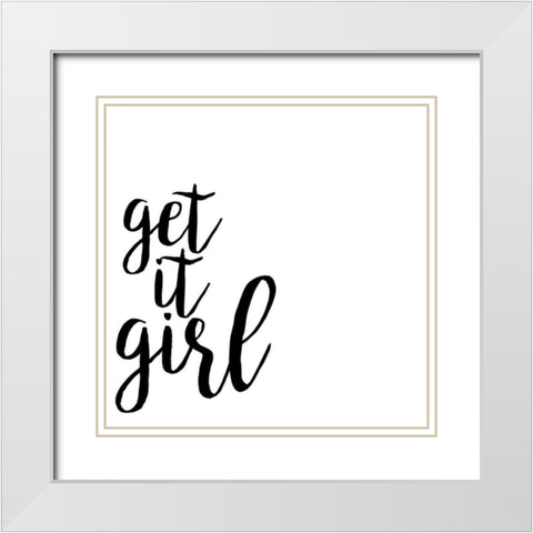 Power Quotes IV White Modern Wood Framed Art Print with Double Matting by Hambly, Anna