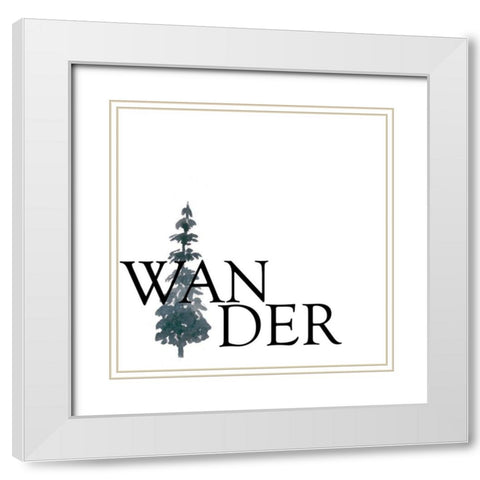 Power Quotes VIII White Modern Wood Framed Art Print with Double Matting by Hambly, Anna