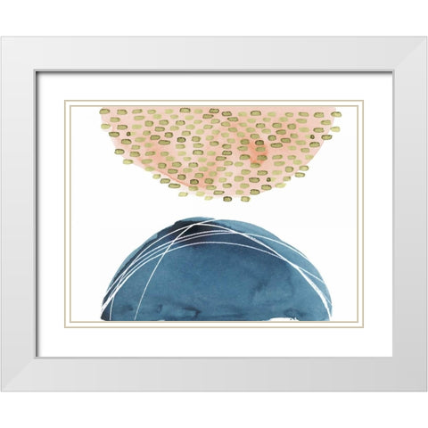 Up and Over II White Modern Wood Framed Art Print with Double Matting by Popp, Grace