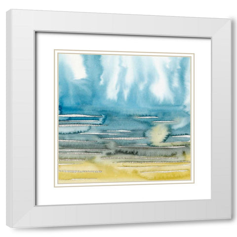 Rising Vapors II White Modern Wood Framed Art Print with Double Matting by Popp, Grace