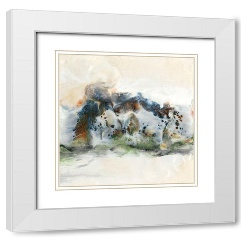 Melting in Love IV White Modern Wood Framed Art Print with Double Matting by Bramma, Lila