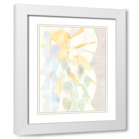 Painted Desert II White Modern Wood Framed Art Print with Double Matting by Stramel, Renee W.