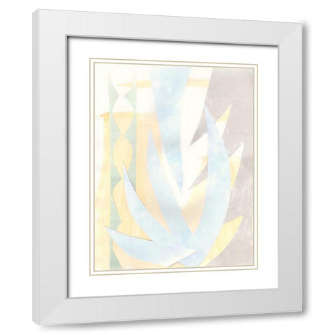 Painted Desert III White Modern Wood Framed Art Print with Double Matting by Stramel, Renee W.