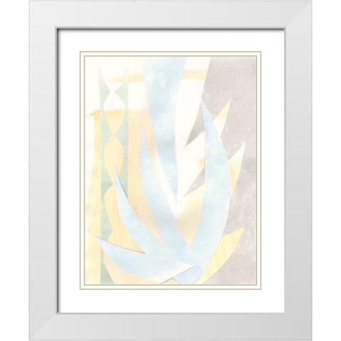 Painted Desert III White Modern Wood Framed Art Print with Double Matting by Stramel, Renee W.