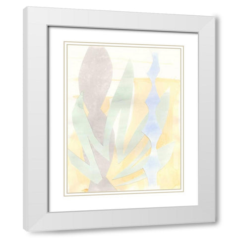 Painted Desert IV White Modern Wood Framed Art Print with Double Matting by Stramel, Renee W.