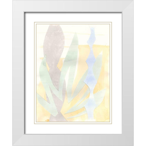 Painted Desert IV White Modern Wood Framed Art Print with Double Matting by Stramel, Renee W.