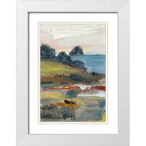 Generosity I White Modern Wood Framed Art Print with Double Matting by Bramma, Lila