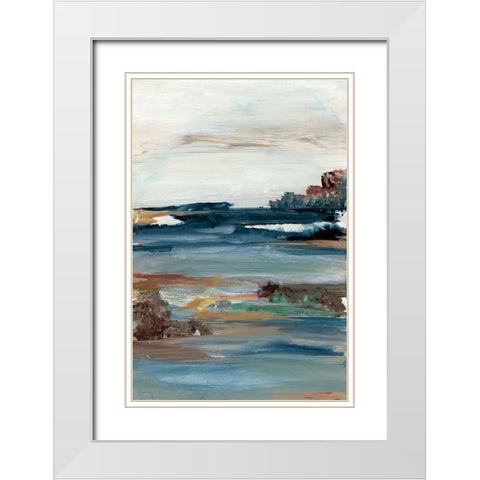 Generosity III White Modern Wood Framed Art Print with Double Matting by Bramma, Lila