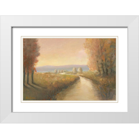 Enchanted Moment IV White Modern Wood Framed Art Print with Double Matting by Brothers, Bonnec
