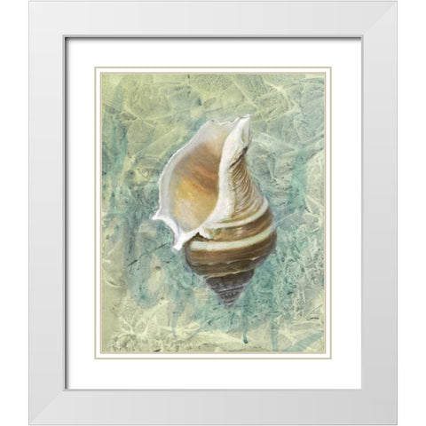 Calling from the Sea I White Modern Wood Framed Art Print with Double Matting by Brothers, Bonnec