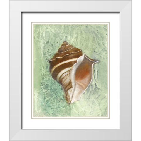 Calling from the Sea II White Modern Wood Framed Art Print with Double Matting by Brothers, Bonnec