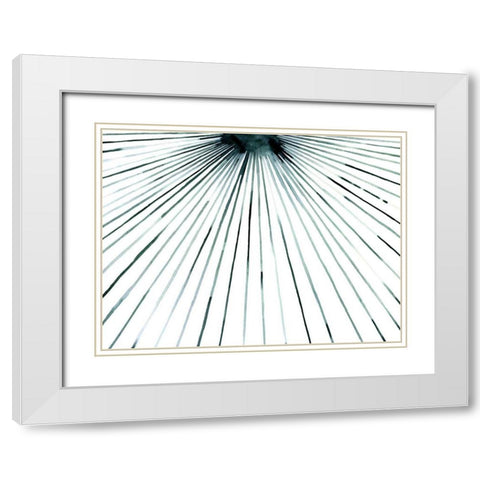 Strobe II White Modern Wood Framed Art Print with Double Matting by Popp, Grace