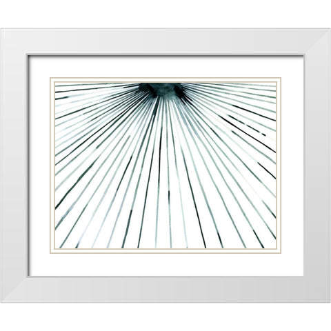 Strobe II White Modern Wood Framed Art Print with Double Matting by Popp, Grace