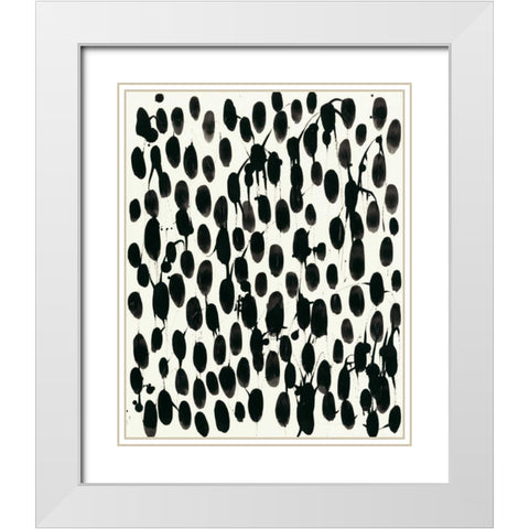 Invariable I White Modern Wood Framed Art Print with Double Matting by Vess, June Erica