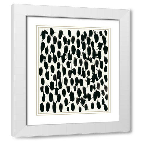 Invariable II White Modern Wood Framed Art Print with Double Matting by Vess, June Erica