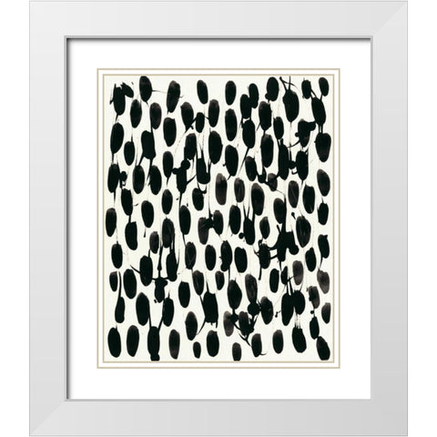 Invariable II White Modern Wood Framed Art Print with Double Matting by Vess, June Erica