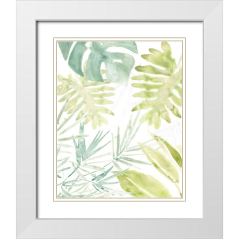 Island Medley I White Modern Wood Framed Art Print with Double Matting by Vess, June Erica
