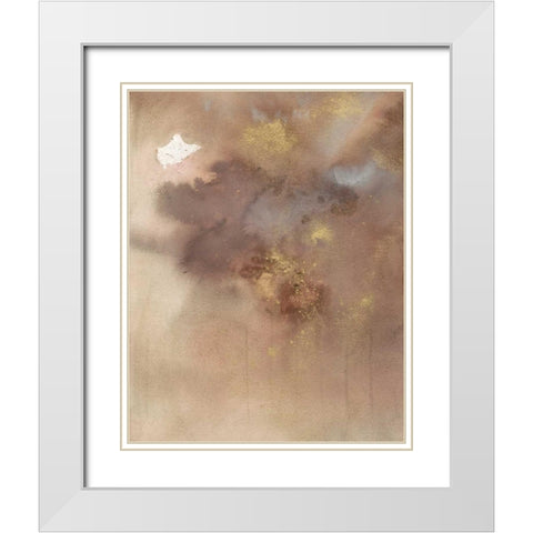 Skyward Dreams I White Modern Wood Framed Art Print with Double Matting by Combs, Joyce