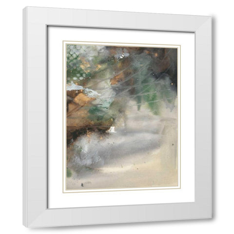 Canyon Seasons I White Modern Wood Framed Art Print with Double Matting by Combs, Joyce