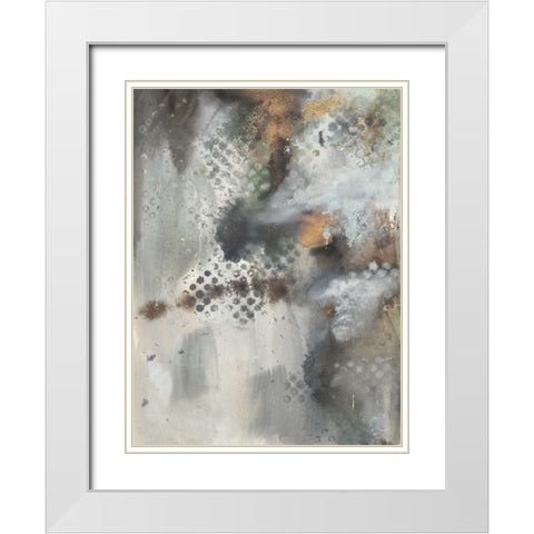 Canyon Seasons III White Modern Wood Framed Art Print with Double Matting by Combs, Joyce