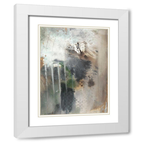 Canyon Seasons IV White Modern Wood Framed Art Print with Double Matting by Combs, Joyce
