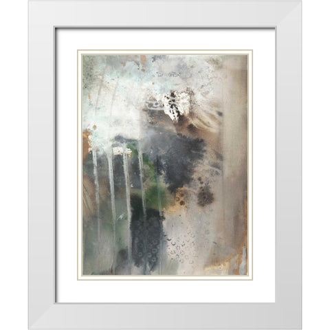 Canyon Seasons IV White Modern Wood Framed Art Print with Double Matting by Combs, Joyce