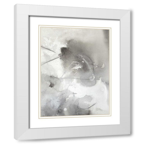 Mystical Objects II White Modern Wood Framed Art Print with Double Matting by Combs, Joyce