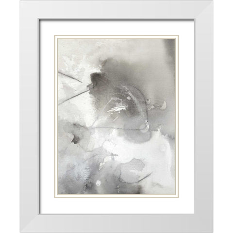 Mystical Objects II White Modern Wood Framed Art Print with Double Matting by Combs, Joyce