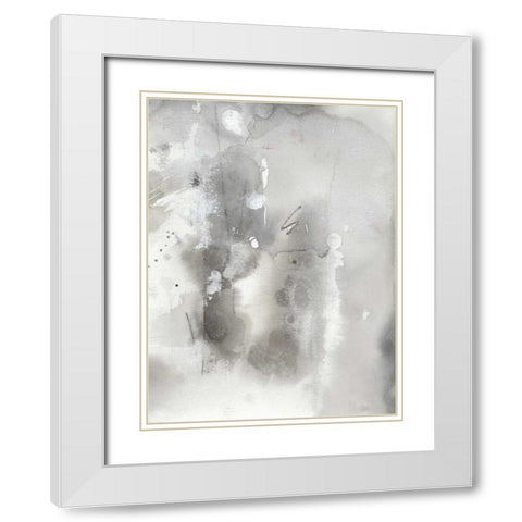 Mystical Objects III White Modern Wood Framed Art Print with Double Matting by Combs, Joyce