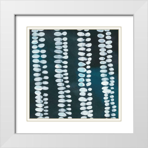 La Mer I White Modern Wood Framed Art Print with Double Matting by Zarris, Chariklia