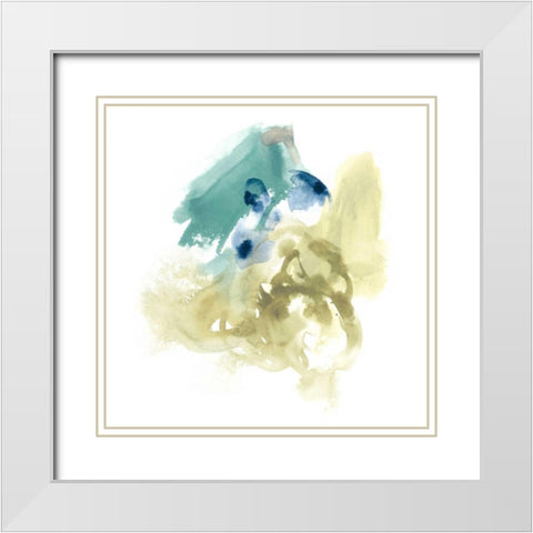 Integral Motion I White Modern Wood Framed Art Print with Double Matting by Vess, June Erica