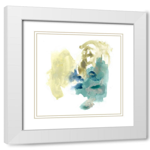 Integral Motion IV White Modern Wood Framed Art Print with Double Matting by Vess, June Erica