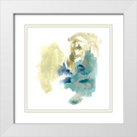 Integral Motion IV White Modern Wood Framed Art Print with Double Matting by Vess, June Erica