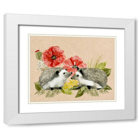 Grateful Heart II White Modern Wood Framed Art Print with Double Matting by Popp, Grace