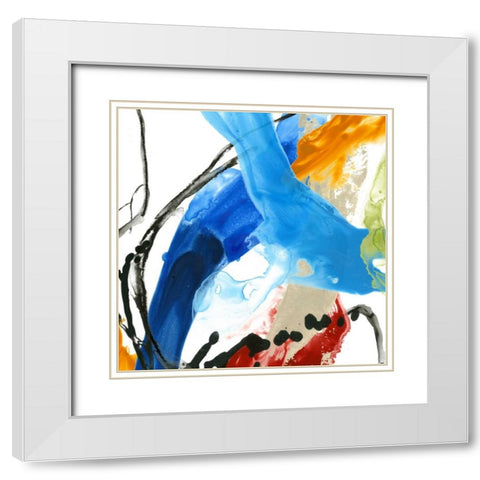 Formulation III White Modern Wood Framed Art Print with Double Matting by Vess, June Erica