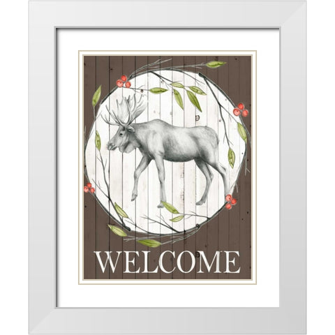 Woodland Walk II White Modern Wood Framed Art Print with Double Matting by Popp, Grace