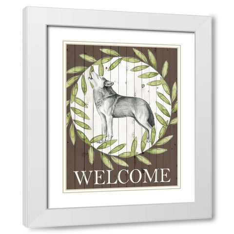 Woodland Walk IV White Modern Wood Framed Art Print with Double Matting by Popp, Grace