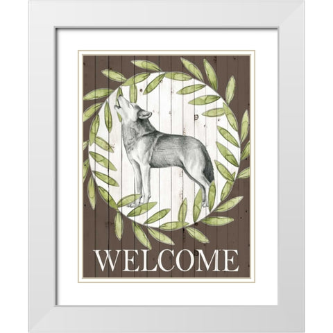 Woodland Walk IV White Modern Wood Framed Art Print with Double Matting by Popp, Grace