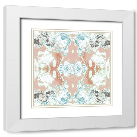 Pretty Mirror IV White Modern Wood Framed Art Print with Double Matting by Goldberger, Jennifer