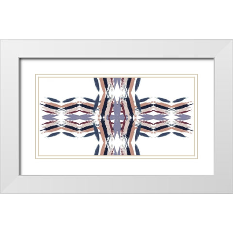 Mirror Mirror III White Modern Wood Framed Art Print with Double Matting by Goldberger, Jennifer