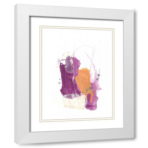 Slipstream II White Modern Wood Framed Art Print with Double Matting by Vess, June Erica