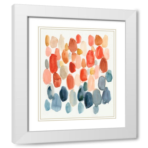 Citrus Season II White Modern Wood Framed Art Print with Double Matting by Zarris, Chariklia