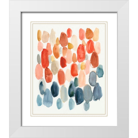 Citrus Season II White Modern Wood Framed Art Print with Double Matting by Zarris, Chariklia