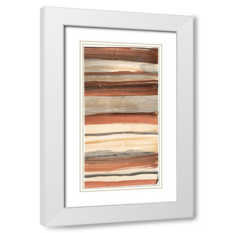 Evanescence 1 White Modern Wood Framed Art Print with Double Matting by Dag, Inc.