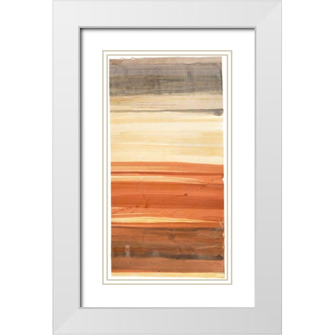 Evanescence 3 White Modern Wood Framed Art Print with Double Matting by Dag, Inc.