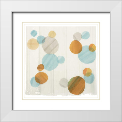 Evanescence 10 White Modern Wood Framed Art Print with Double Matting by Dag, Inc.