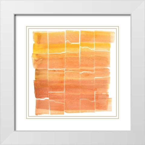 Evanescence 12 White Modern Wood Framed Art Print with Double Matting by Dag, Inc.