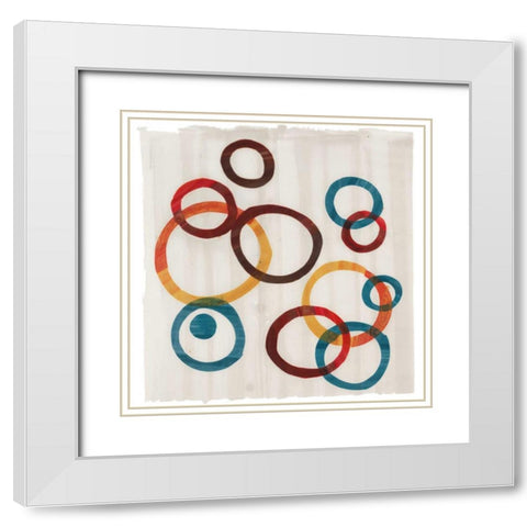 Evanescence 17 White Modern Wood Framed Art Print with Double Matting by Dag, Inc.