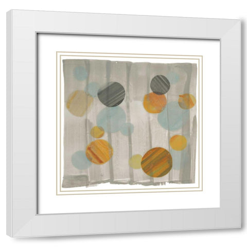 Evanescence 20 White Modern Wood Framed Art Print with Double Matting by Dag, Inc.